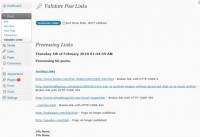 Shiba Link Validator menu.