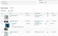 Drag the image you want to reorder and drop it at its new position.