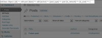 Get the WordPress screen id of relevant pages.