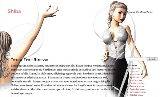 Twenty Ten - Glamour Theme